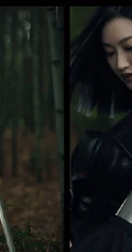 许凯，景甜演绎江湖武侠风写真大片，一对竹林里的逍遥伴侣