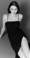 白俄罗斯女生嫩模Marina Bondarko高清黑白特写写真美照