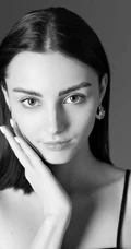 白俄罗斯女生嫩模Marina Bondarko高清黑白特写写真美照