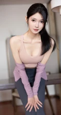 健身房锻炼的气质女生网红模特紧身运动衣鲨鱼裤穿着显完美身段写真套图