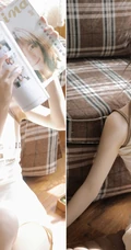 青春无敌可人少女身材肩带连衣短裙居家休闲尽显白皙线条感好看写真套图