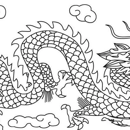 可爱的龙简笔画图片