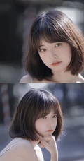 超漂亮好看的女生小姐姐写真，白皙浅粉的肌肤和利落的短发加上动人笑容，一看就喜欢
