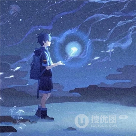 一个人呆着，略带忧郁伤感的动漫男生，孤独感瞬间拉满的男生头像图片