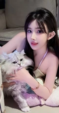 身材超好的高颜值韩国女生腹肌小姐姐紧身肩带背心加短裤居家室内美拍照片图集