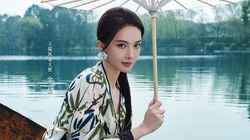 美女金晨茶山踏青超美户外新装主题写真壁纸图片