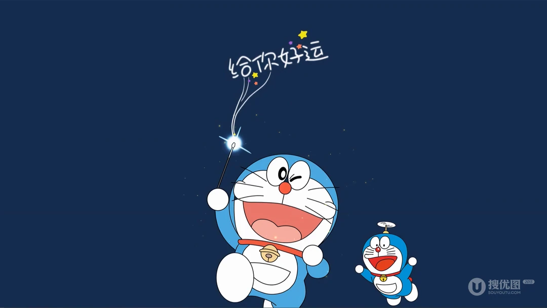 哆啦A梦，叮当猫，动画片《机器猫》可爱角色哆啦A梦精选桌面壁纸套图