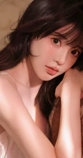 心动的感觉，从见到的那一刻发现，白皙浅粉裙装女生气质室内写真套图