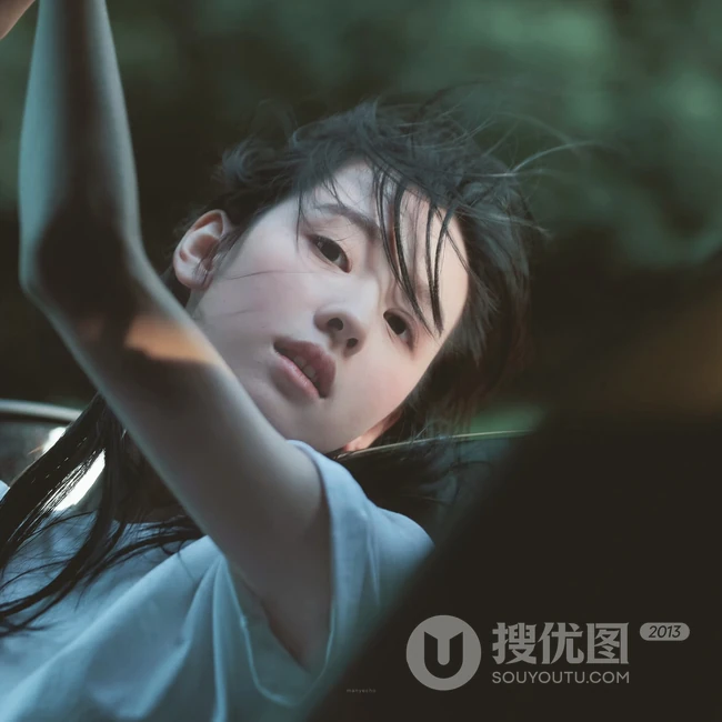 女明星陈都灵车内氛围感写真合集