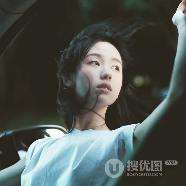 女明星陈都灵车内氛围感写真合集