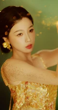 易梦玲新中式黄色纱裙古风写真合集