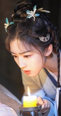 邓恩熙手机壁纸，邓恩熙主演电视剧《长乐曲》古装剧照手机壁纸图片
