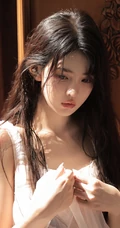 少女和玩偶，抱着可爱小熊玩具的白裙少女居家室内写真套图