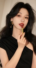 车拍女生，笑容灿烂的长发气质女生汽车内自拍美照图集