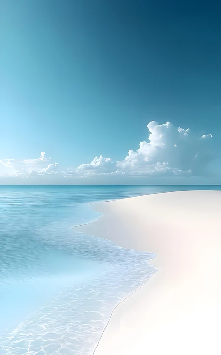 清新治愈海滨沙滩澄澈海景风光合集