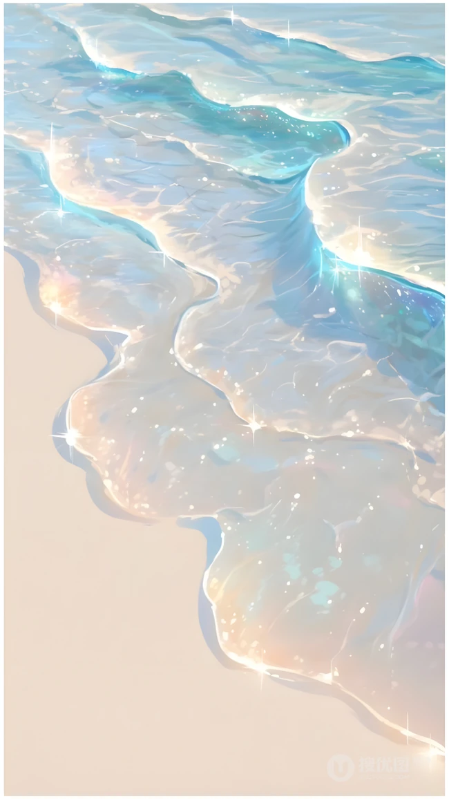 清新治愈海滨沙滩澄澈海景风光合集