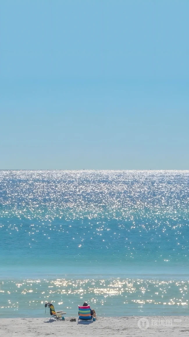 清新治愈海滨沙滩澄澈海景风光合集