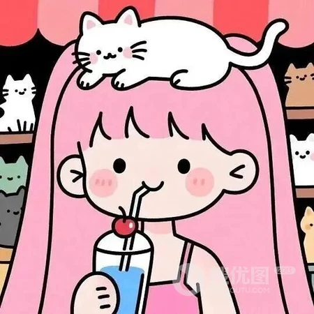 超萌Q版黄发少女可爱动漫头像合集