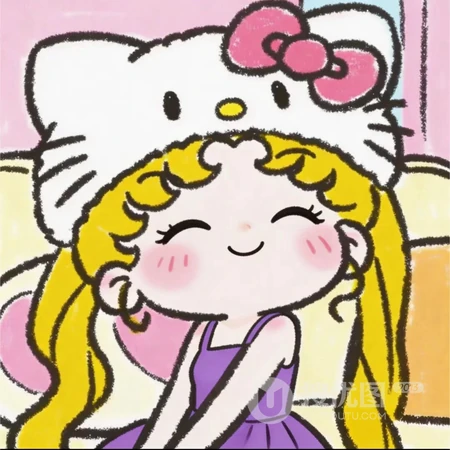 超萌Q版黄发少女可爱动漫头像合集