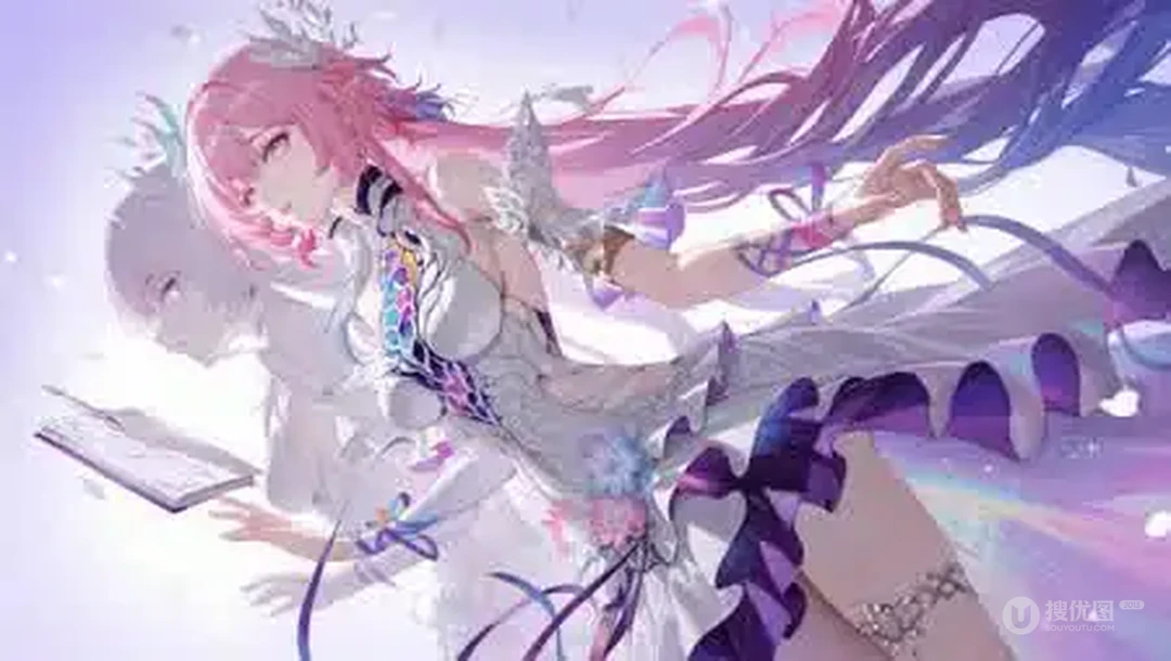 粉发精灵少女梦幻唯美二次元动漫壁纸