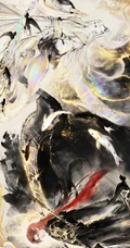 仙逆国风鎏金山水意象玄幻插画系列合集