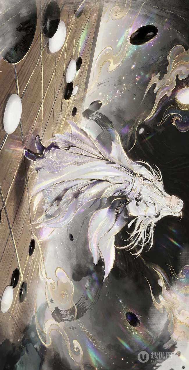 仙逆国风鎏金山水意象玄幻插画系列合集