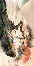 仙逆国风鎏金山水意象玄幻插画系列合集