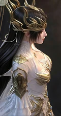 斗破苍穹古风玄幻金饰白衣御姐系列高清CG壁纸