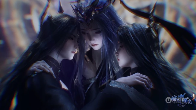 师兄啊师兄玄黑古风玄幻角色唯美系列插画