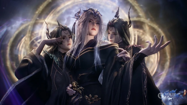 师兄啊师兄玄黑古风玄幻角色唯美系列插画