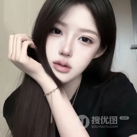 清新甜系长发女生日常随拍头像