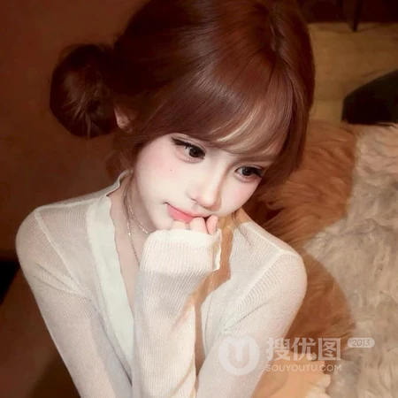 暖棕调氛围感女生日常自拍头像组图