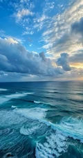 治愈海滨风景 澄澈蓝天碧海沙滩海景壁纸
