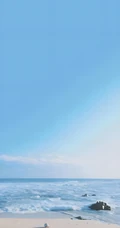 清新海滨沙滩自然风景系列高清壁纸