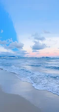 清新海滨沙滩自然风景系列高清壁纸