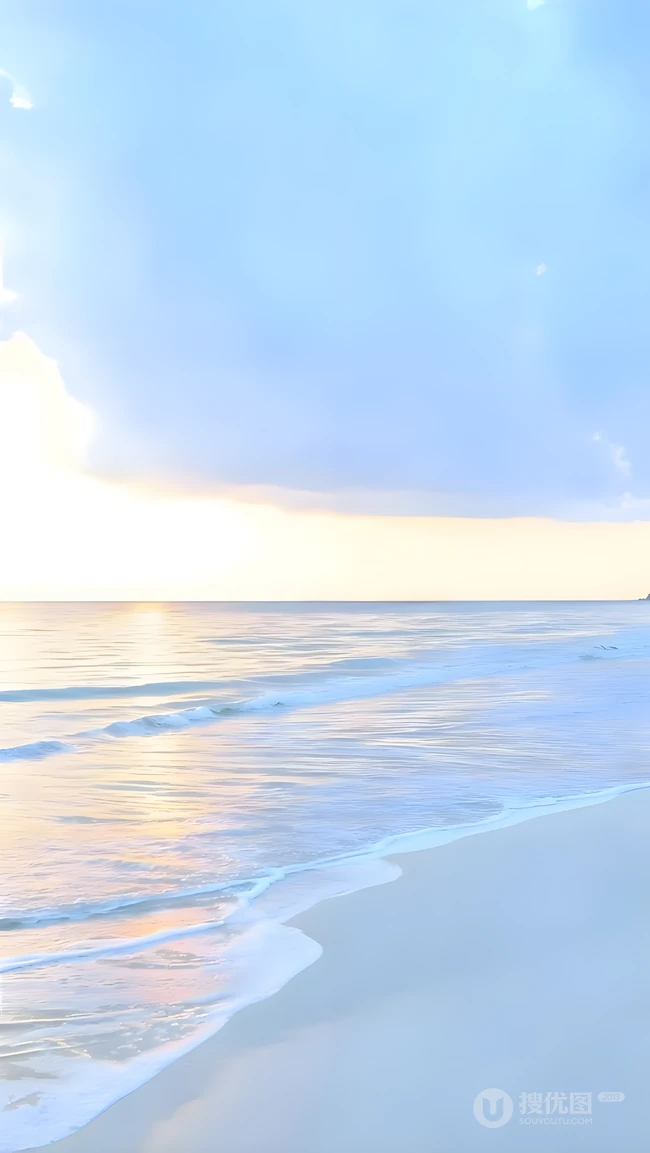 清新海滨沙滩自然风景系列高清壁纸