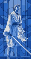星球大战欧比旺&middot;克诺比蓝调艺术系列壁纸