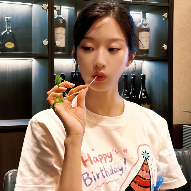文佳煐生日派对可爱造型系列写真