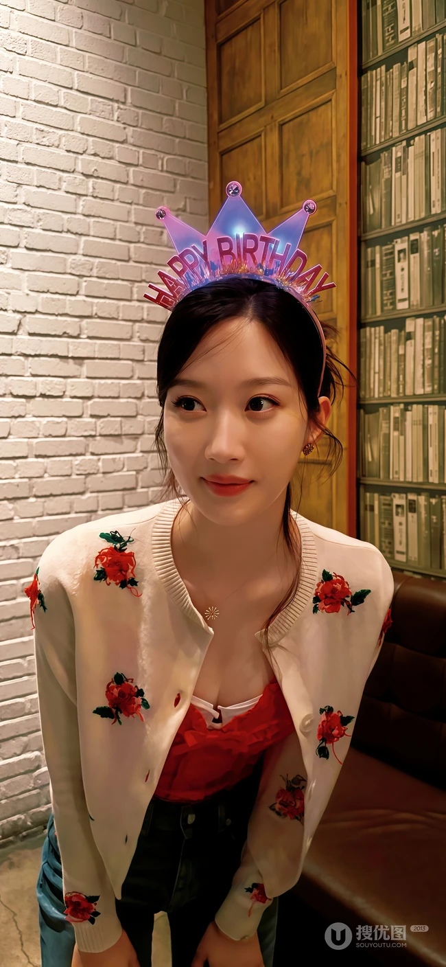 文佳煐生日派对可爱造型系列写真