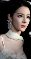 迪丽热巴蓝色系清新礼服造型写真合集