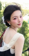 杨超越海边清新度假风系列写真