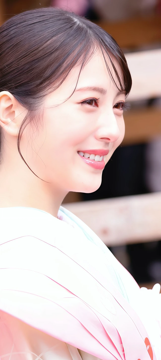 滨边美波和服活动造型组图 甜美优雅写真合集