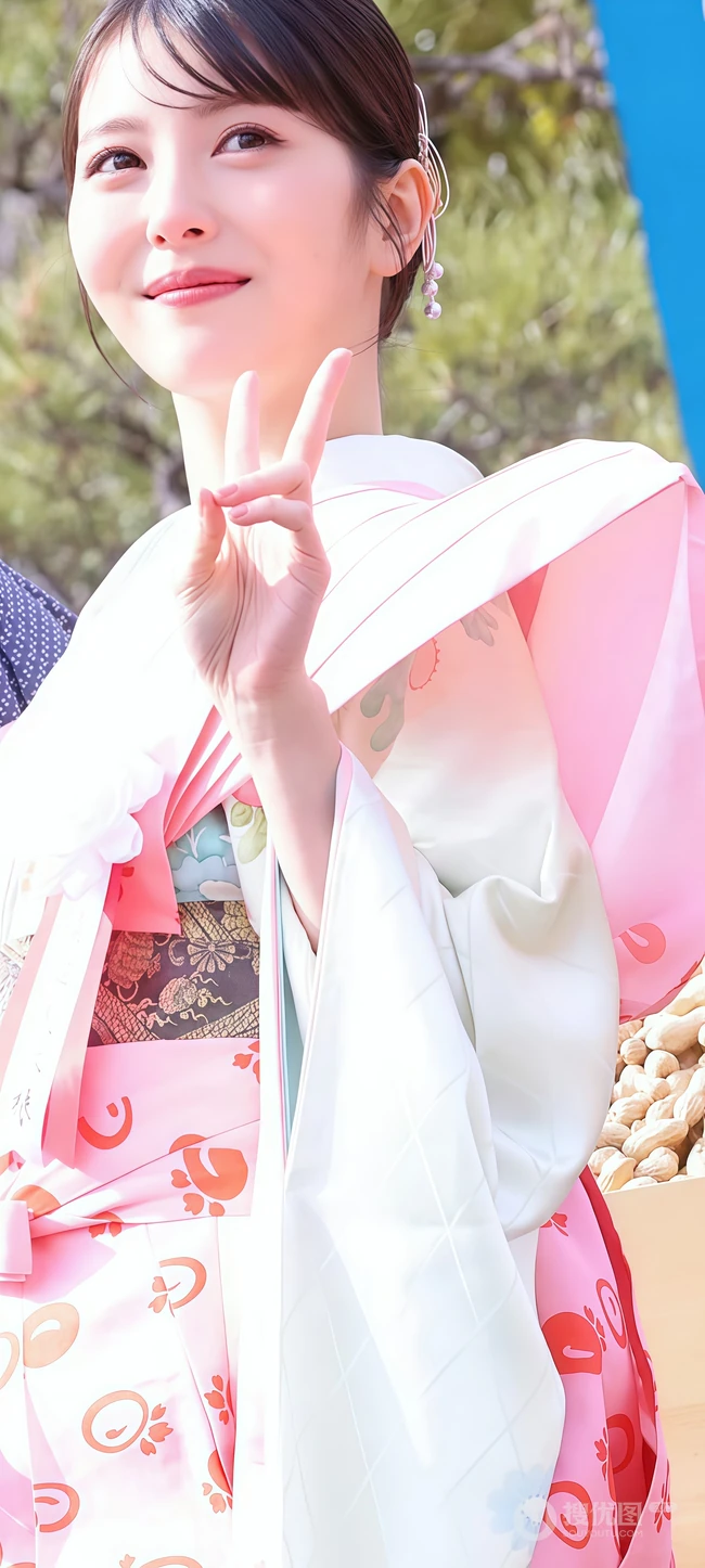 滨边美波和服活动造型组图 甜美优雅写真合集