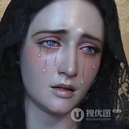七苦圣母流泪圣母雕塑及教堂建筑系列组图