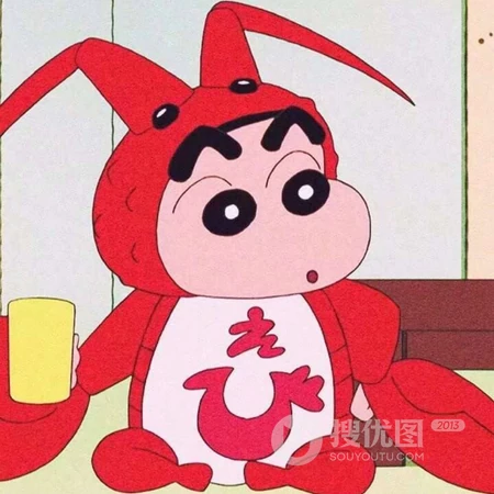 蜡笔小新搞怪装扮系列动漫头像图片