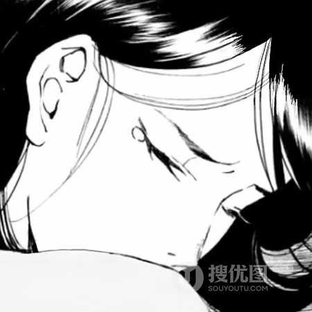 黑白手绘御姐女生动漫头像系列合集