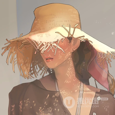 手绘欧美风酷飒女性动漫头像系列