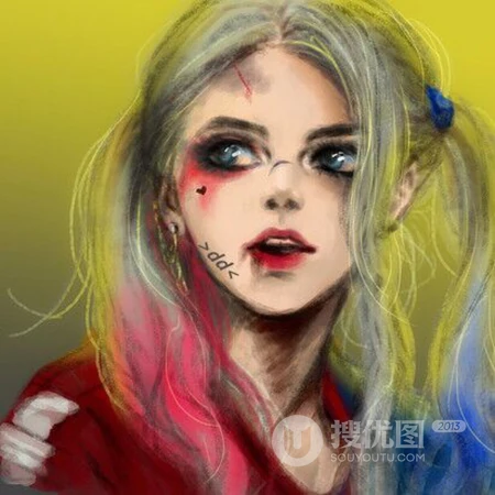 手绘欧美风酷飒女性动漫头像系列