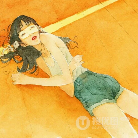 手绘欧美风酷飒女性动漫头像系列