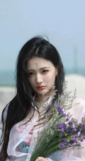 徐璐海边清新氛围感写真组图